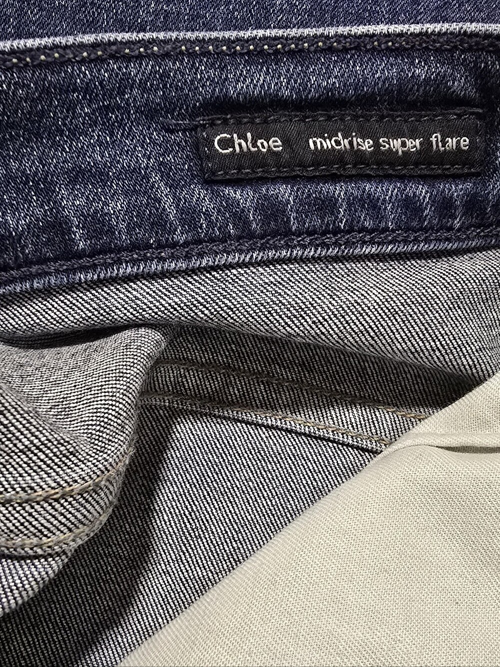Citizens of Humanity Jeans Size 30 Blue Chloe Mid Rise Super Flare - Picture 16 of 16